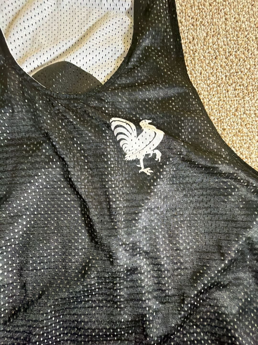 Ronaldinho TTWD Mesh Reversible Tank Top Size 3XL Black White 3