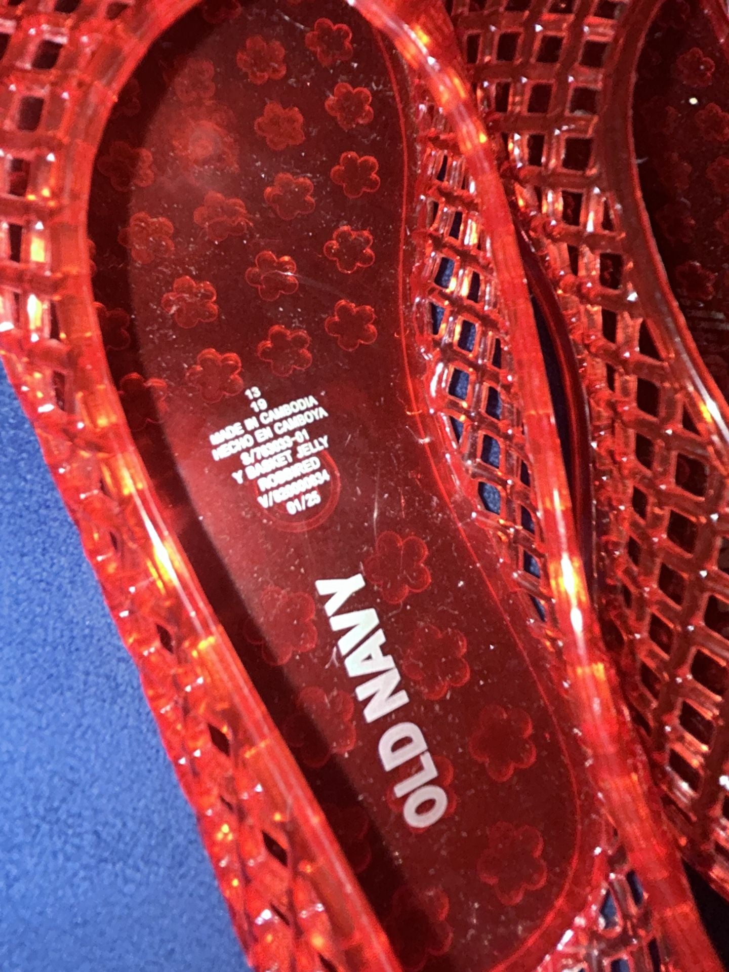 Old Navy |Basket Jelly | Size 13C | Red 4