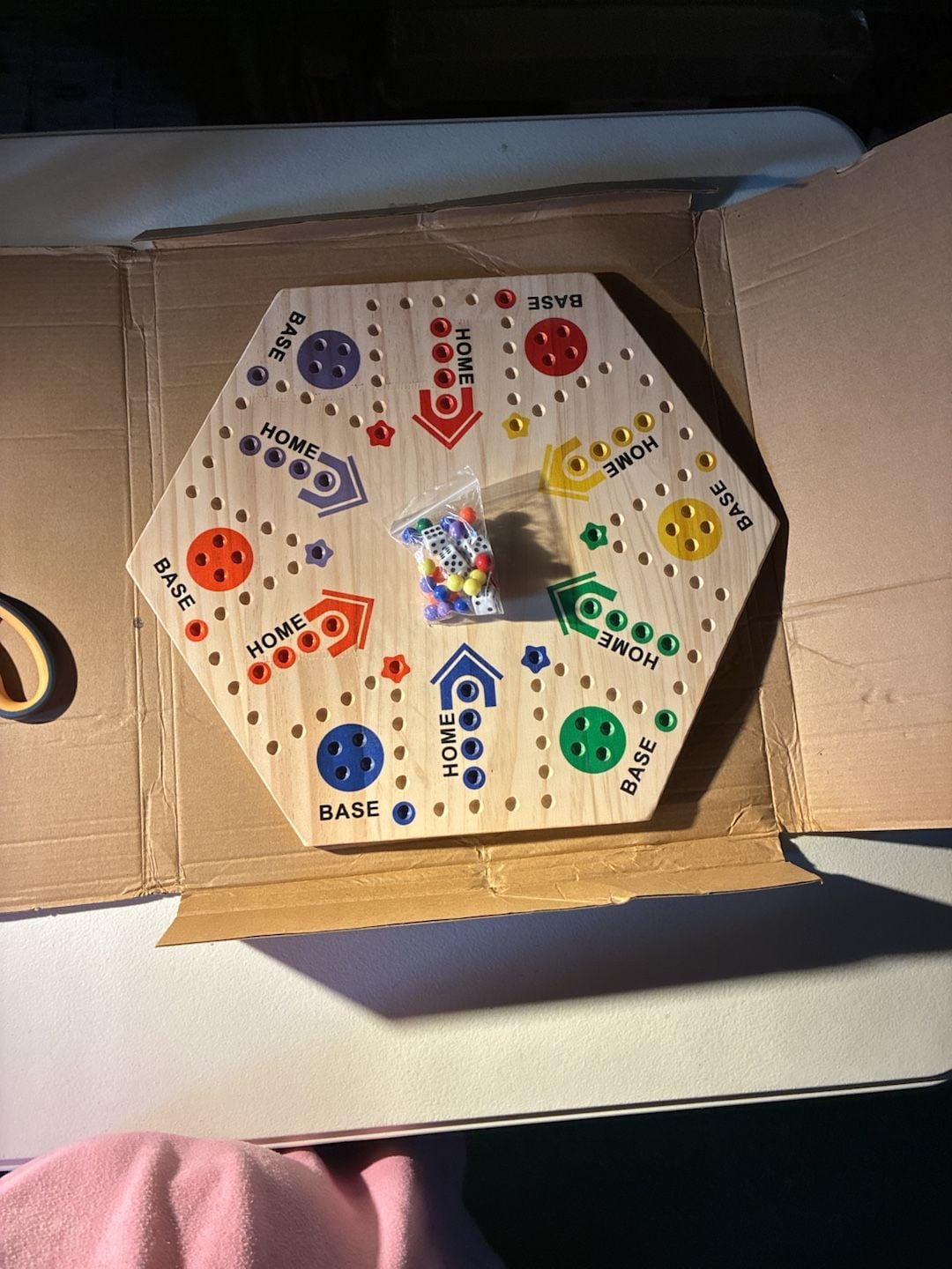 Wooden Aggravation Fast Track Board Game Set 1