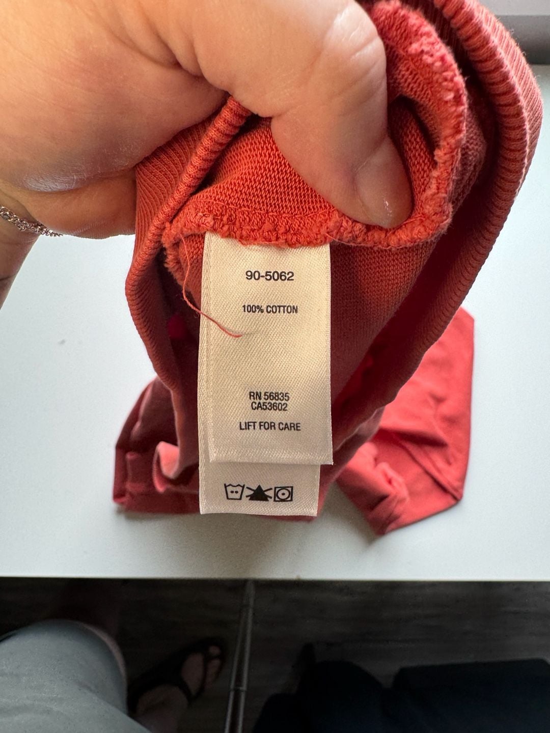 Cabelas 1/4 Zip Sweatshirt Size L/G Red Cotton 5