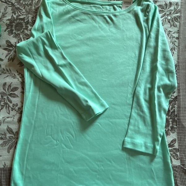 Pima Cotton Bateau Neck Tee