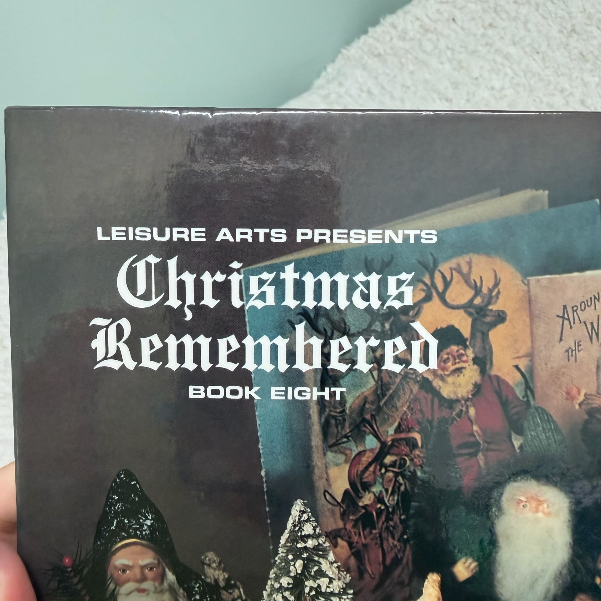 Leisure Arts Down Santa Claus Lane Hardcover Book 13