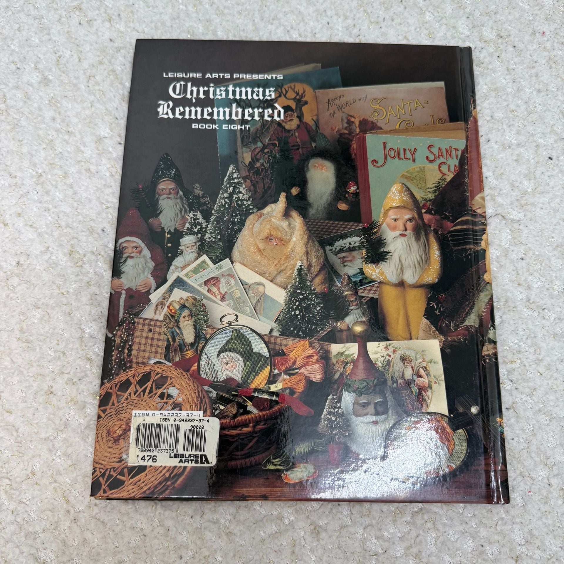 Leisure Arts Down Santa Claus Lane Hardcover Book 14