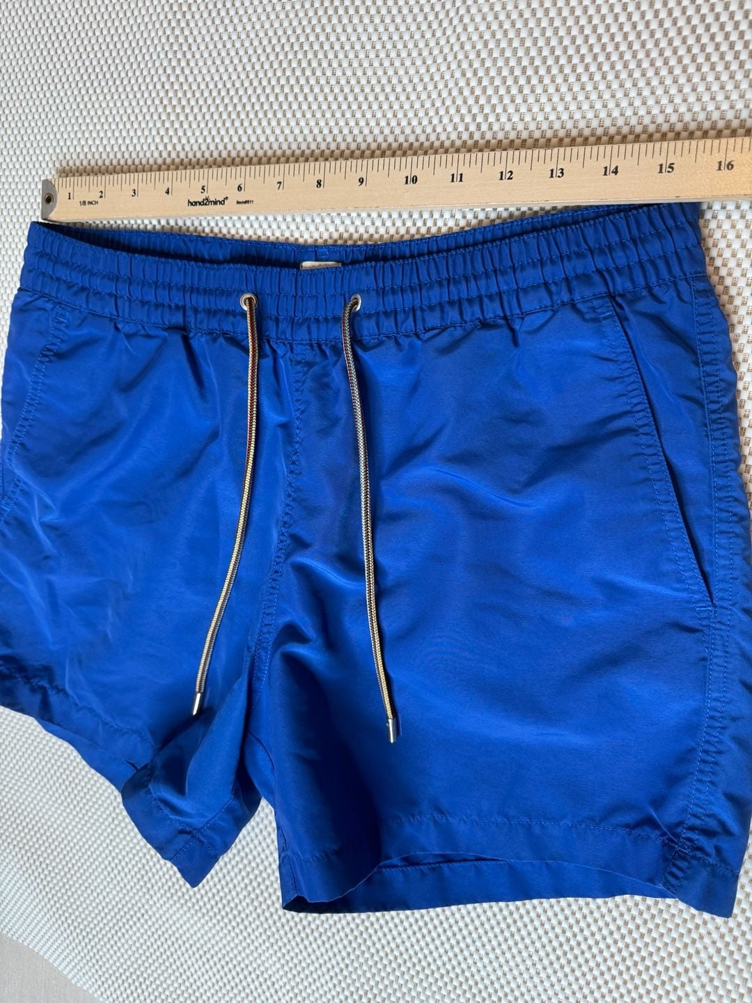 Paul Smith Men’s Swimwear Swim Shorts Size S Royal Blue Recycled Polyester Retail Price $133.61 3