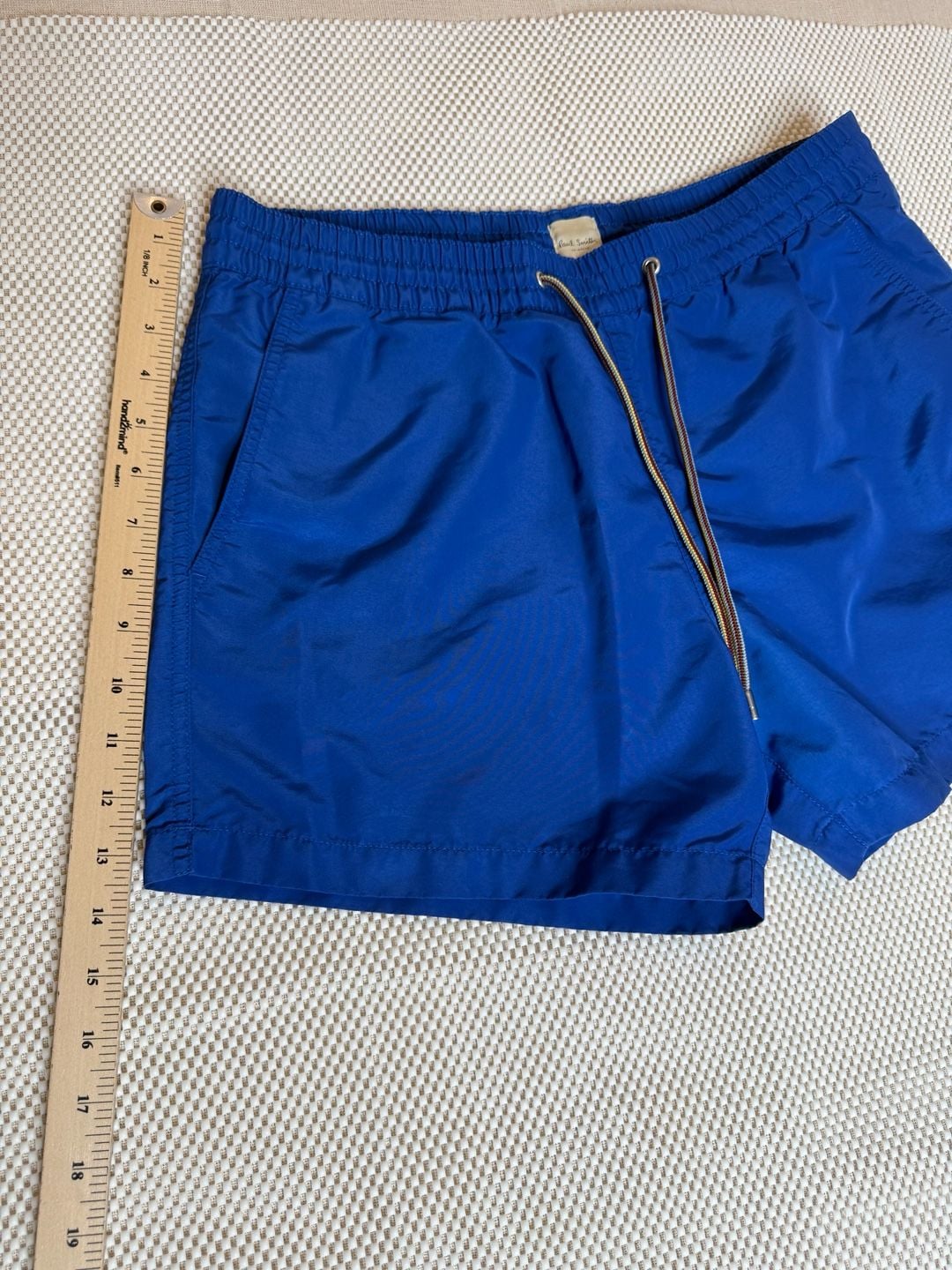 Paul Smith Men’s Swimwear Swim Shorts Size S Royal Blue Recycled Polyester Retail Price $133.61 5