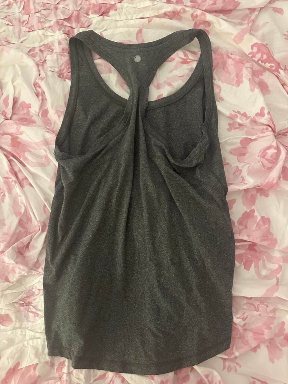Yogalicious Tank Top Size S Gray Athletic Racerback 3