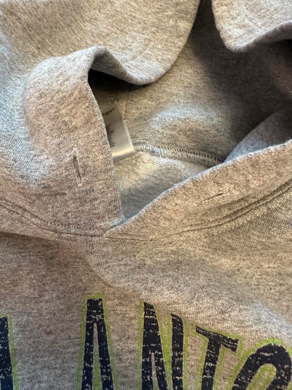 Gildan San Antonio Texas Hoodie Size Medium Gray Heavy Blend 5