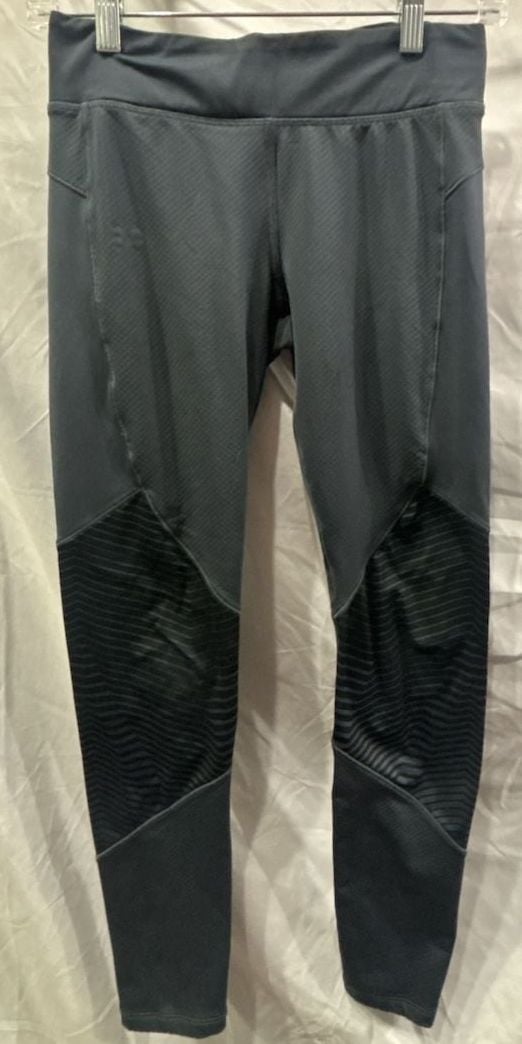 Women’s Under Armour Leggings Gray Black Size M 2