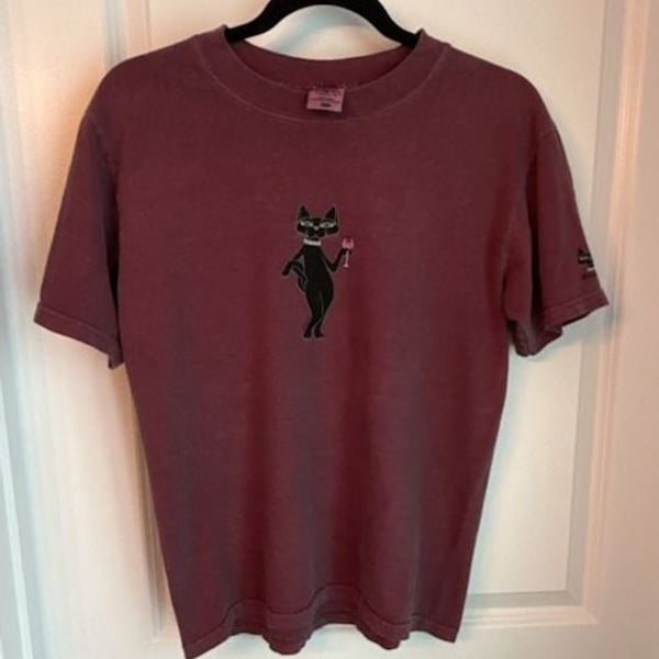 Crazy Shirt Hawaii 64 Vintage Black Cat Chloe Graphic T-Shirt
