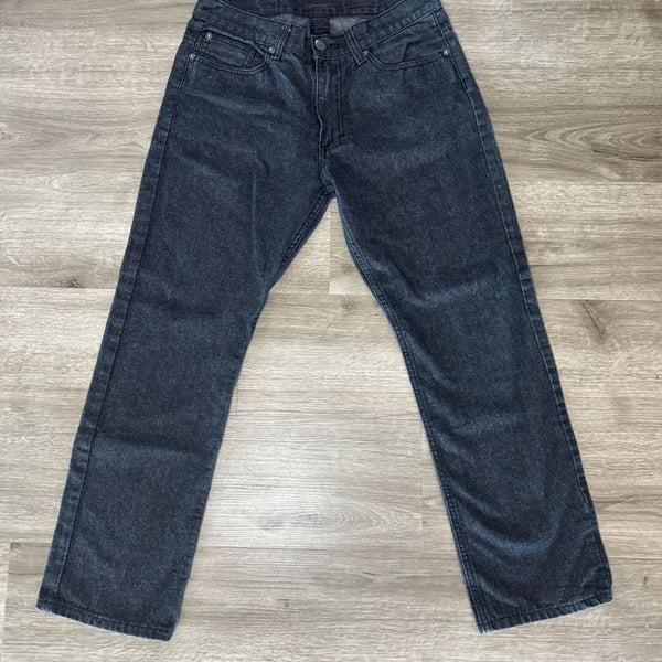Vintage Genes 1891 Slim Straight Jeans Size W32 L30 Black
