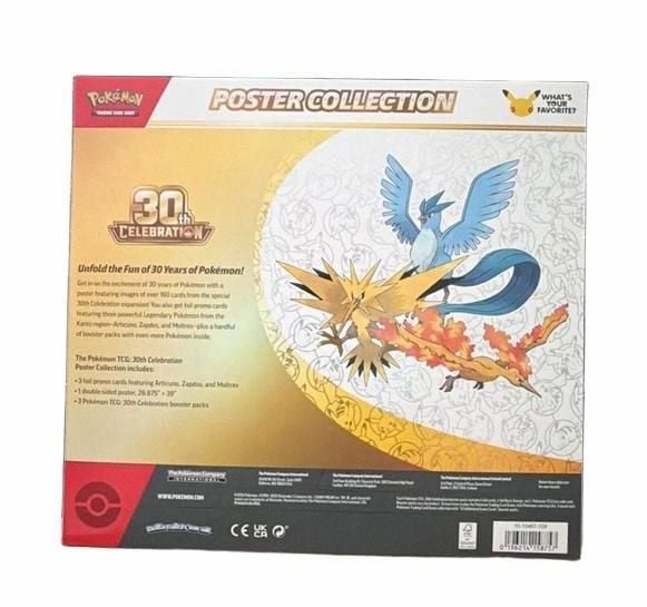 Pokemon TCG 30th Celebration Poster Collection Sealed Box 2