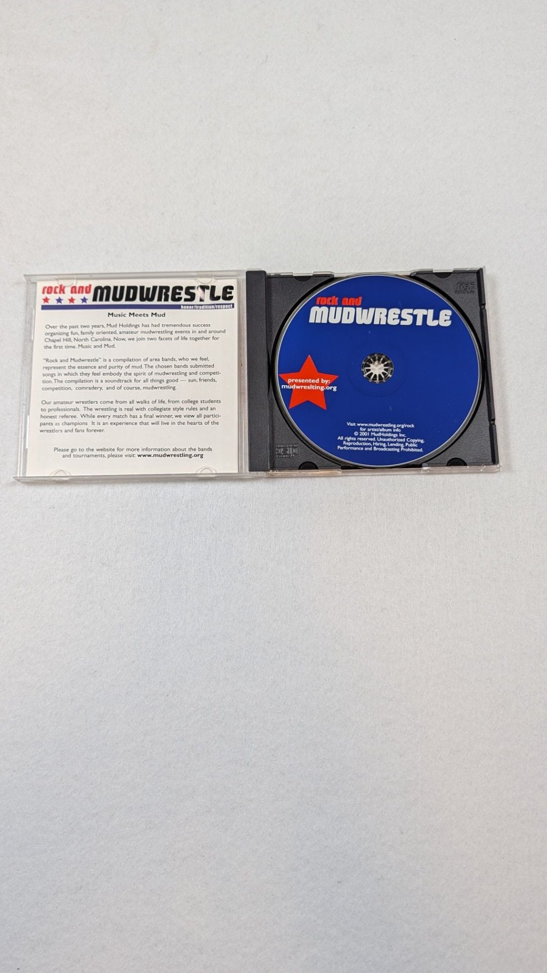 Rock And Mudwrestle Music Meets Mud Audio CD Album 2001 5