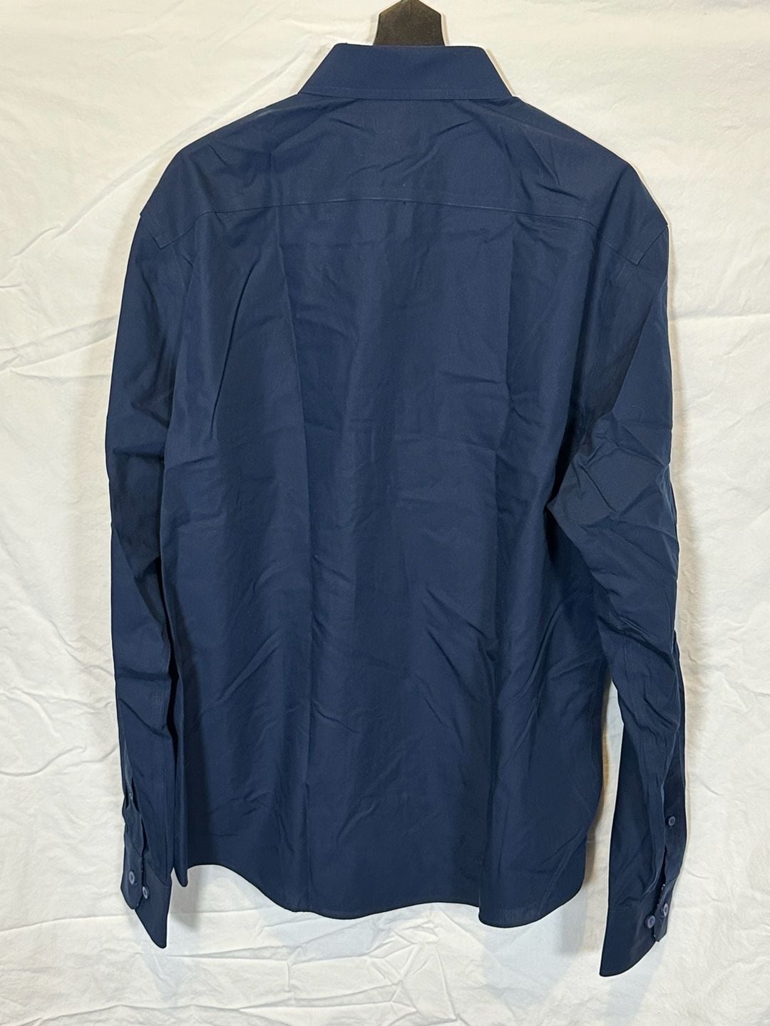 UNTUCKit Roberts-WF Shirt Size Large Blue Cotton Regular Fit 3