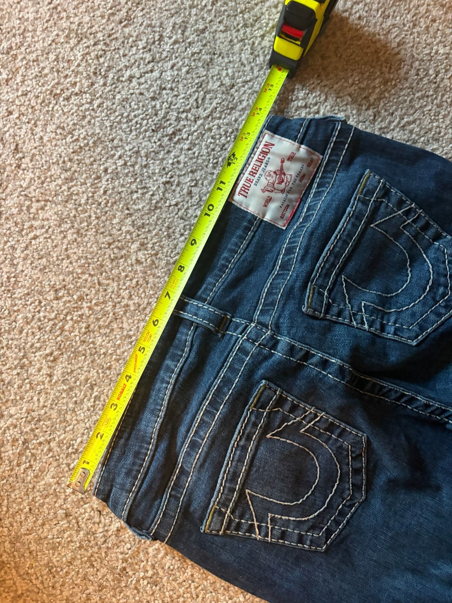 True Religion Jennie Curvy Mid Rise Super Skinny Jeans Size 28 6