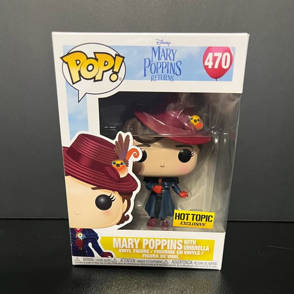 Funko Pop Disney Mary Poppins Returns Mary Poppins with Umbrella #470 Hot Topic