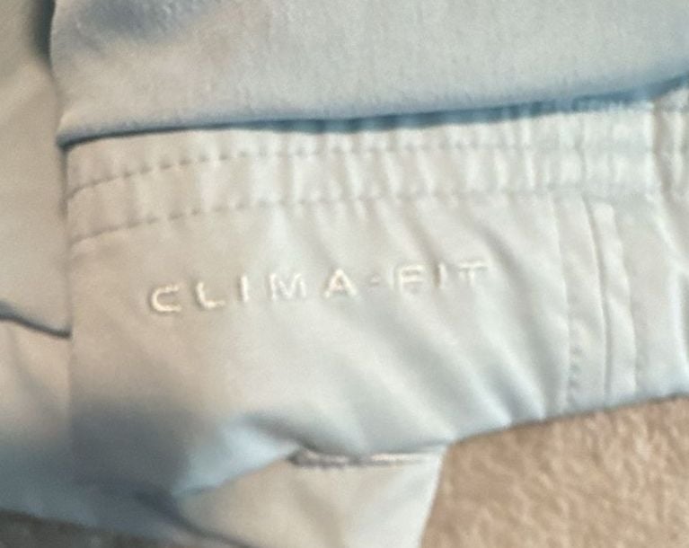 Nike Golf Clima-Fit Full Zip Vest Womens L Light Ice Blue Polyester Spandex 8