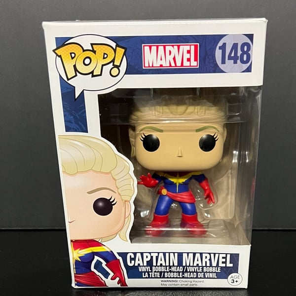 Funko Pop Marvel Captain Marvel Vinyl Bobble-Head 148 New
