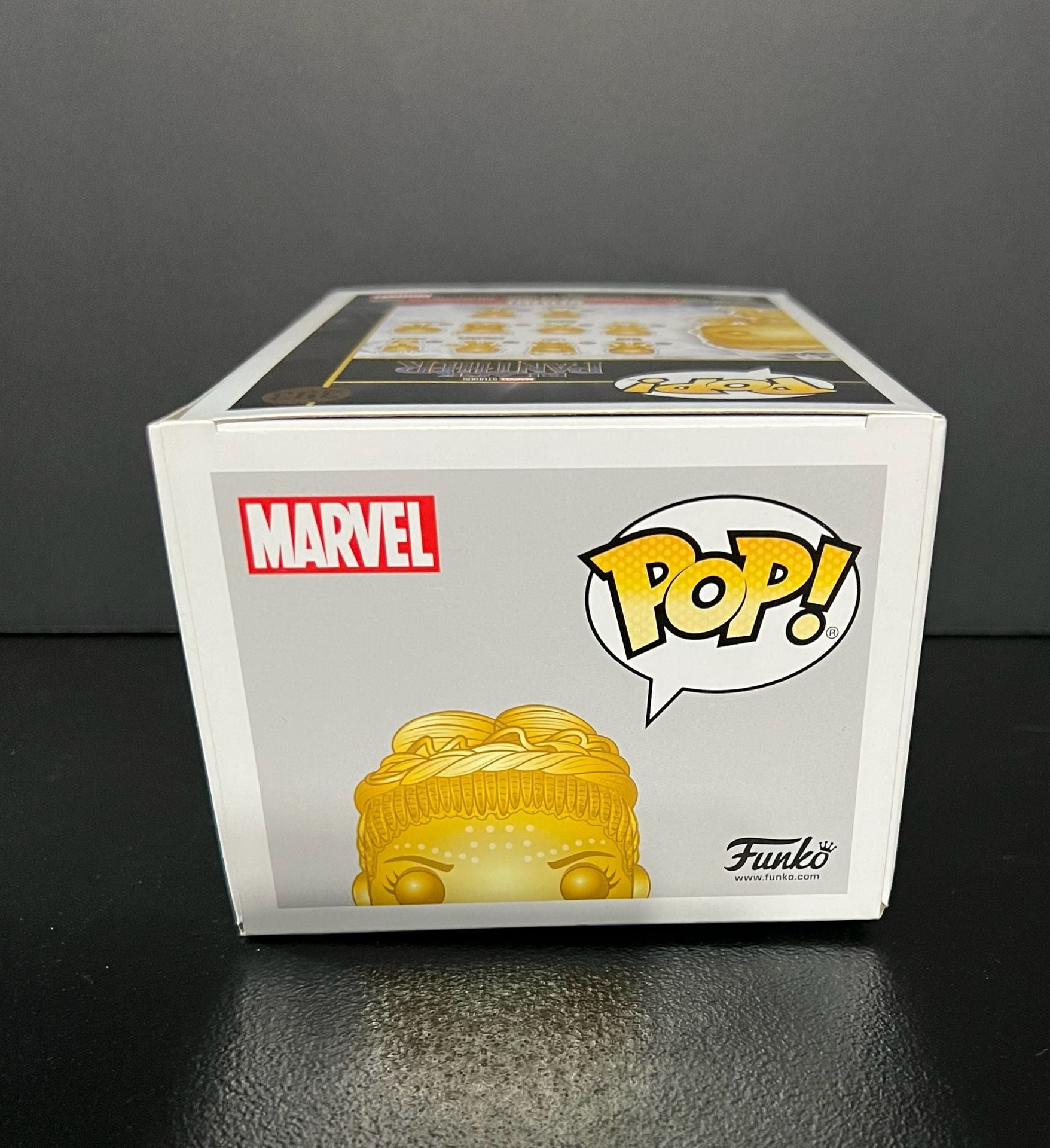 Funko Pop! Marvel Studios The First Ten Years Shuri #393 Gold Chrome Vinyl New 5