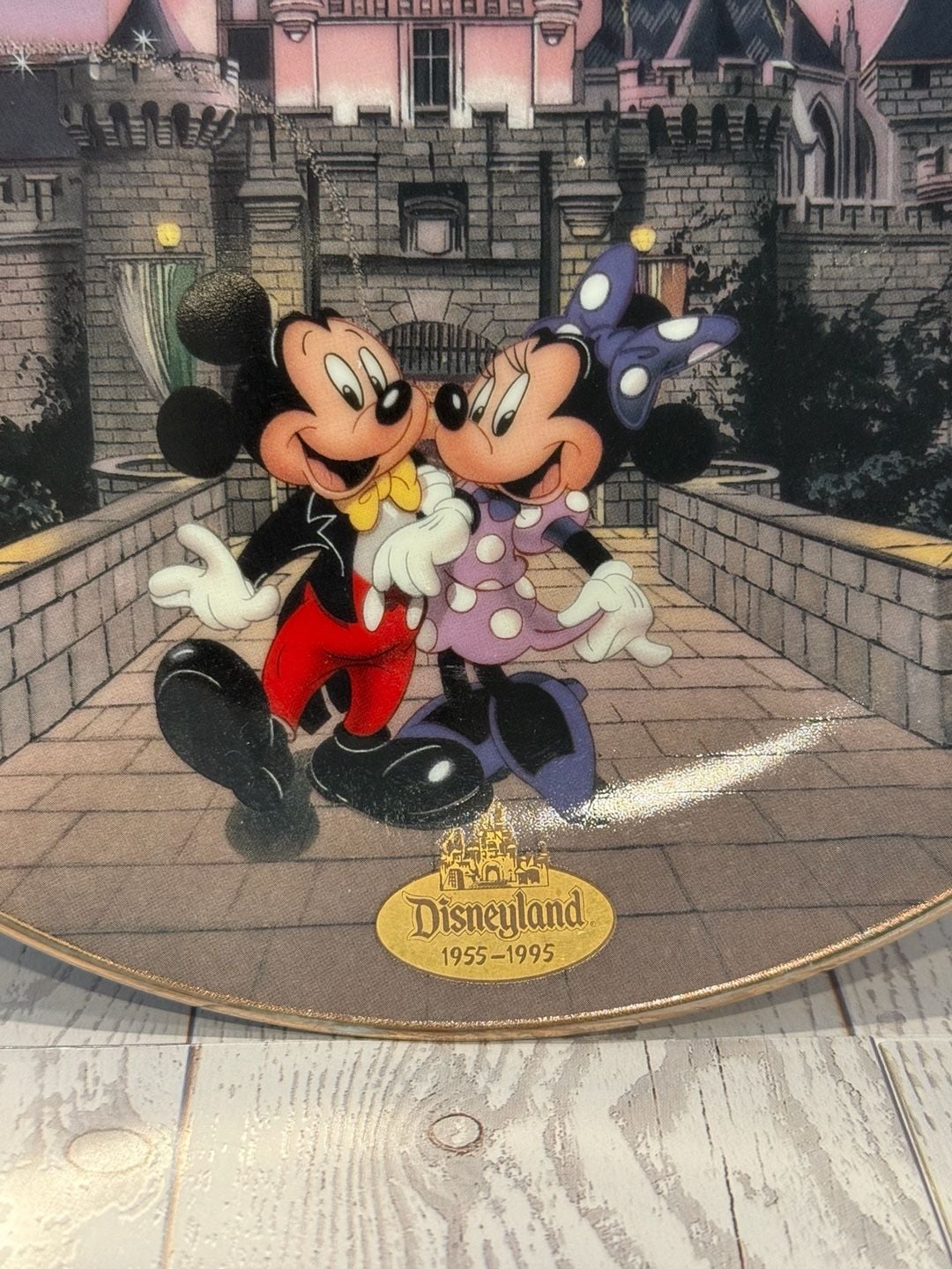 Bradford Exchange Disneyland 40th Anniversary Sleeping Beauty Castle Plate 2