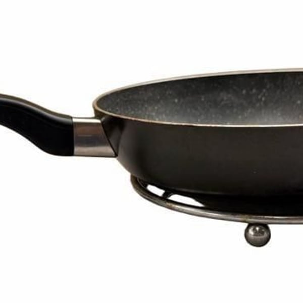 Ballarini Granitium Nonstick Fry Pan Used-Good and pan holder