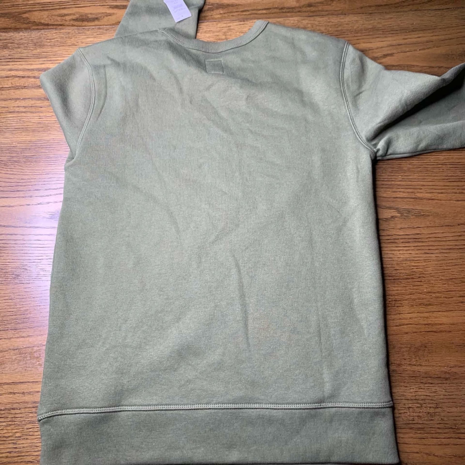 Gap Kids Logo Sweatshirt Size XXL (14-16) Olive Football Graphic 11