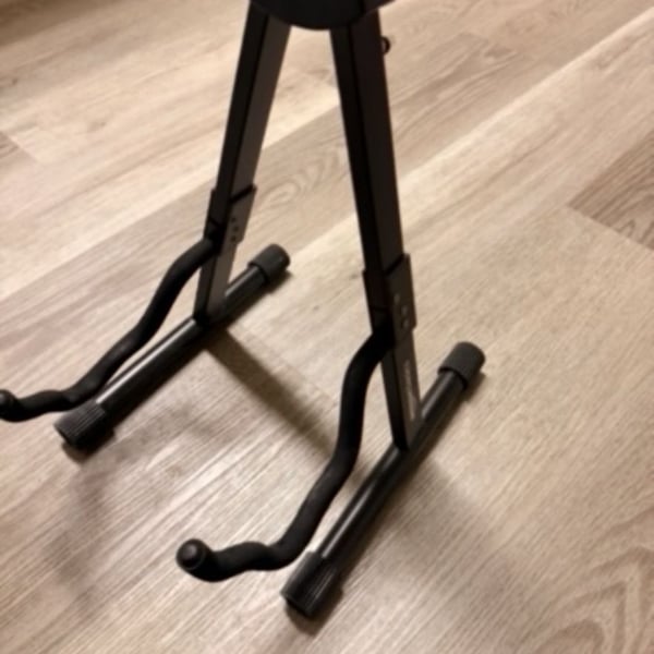 On-Stage GS7364 Collapsible A-Frame Guitar Stand Black