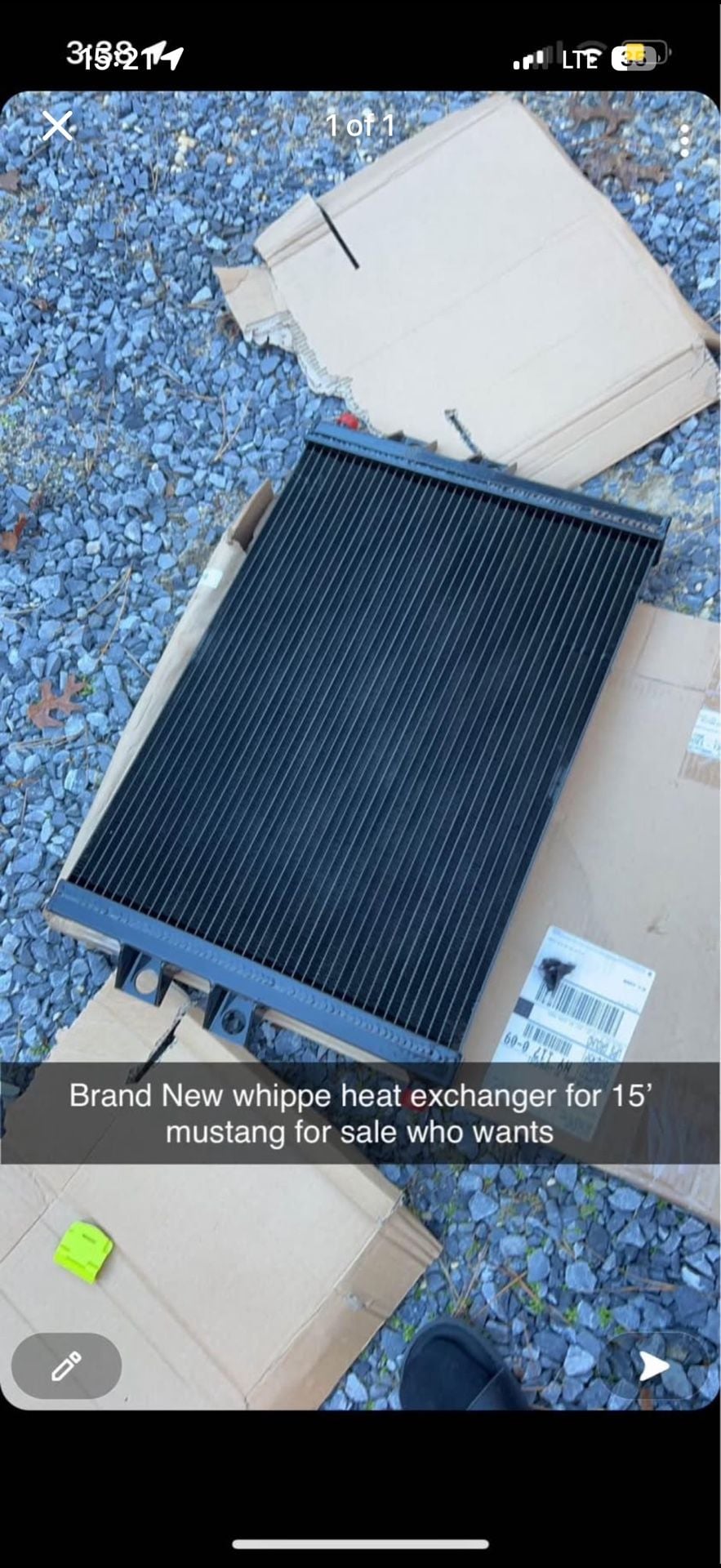 Whipple Heat Exchanger For 2015 Mustang 1