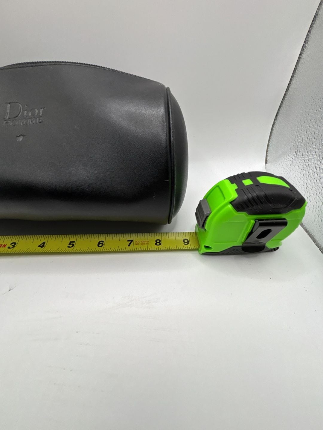 Christian Dior Homme Black Faux Leather Toiletry Travel Bag 7