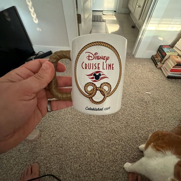 Vintage Disney Cruise Line 1998 Mickey Mouse Mug
