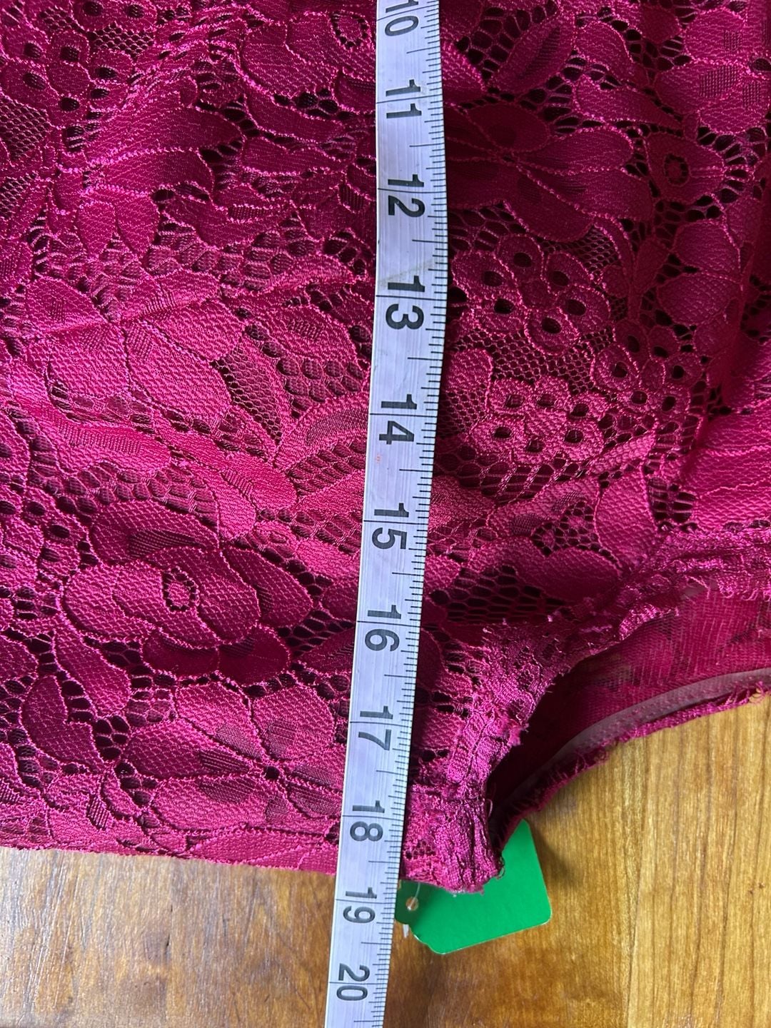 Azazie One Shoulder Maxi Dress Size 12 Hot Pink Lace Chiffon 11