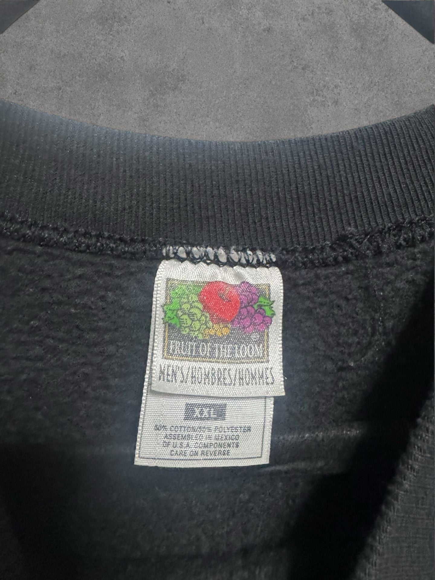 Black Blank Fruit Of The Loom Sweatshirt 5
