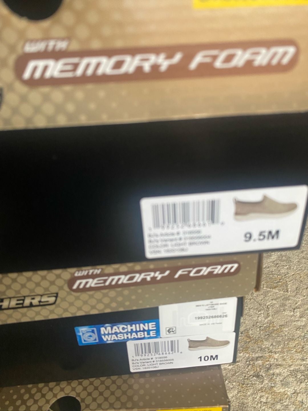 Skechers Slip-ins Memory Foam Walking Shoe Taupe 9