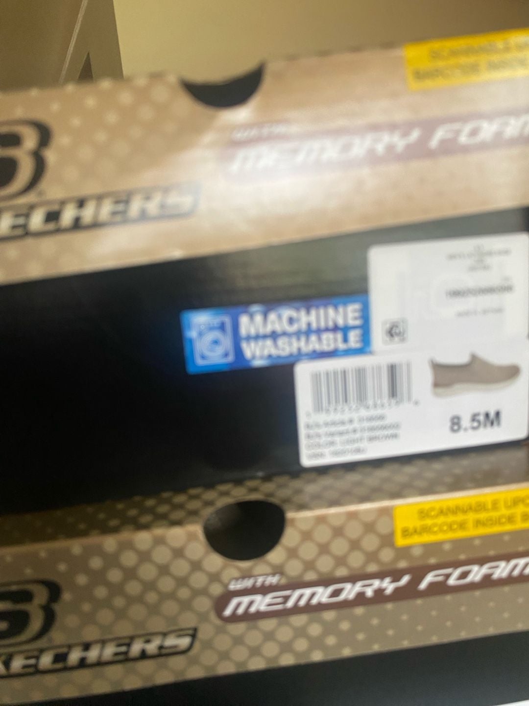Skechers Slip-ins Memory Foam Walking Shoe Taupe 10