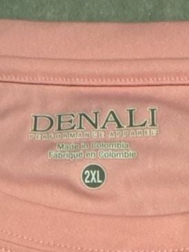 Denali Long Sleeve Performance T-Shirt Mens Size 2XL Pink Cape Fear Grady Club 3