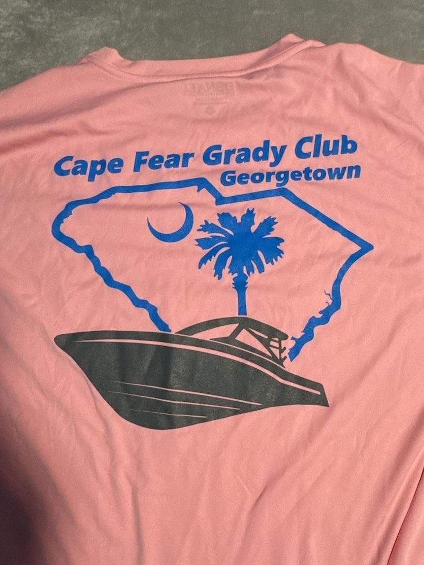 Denali Long Sleeve Performance T-Shirt Mens Size 2XL Pink Cape Fear Grady Club 9