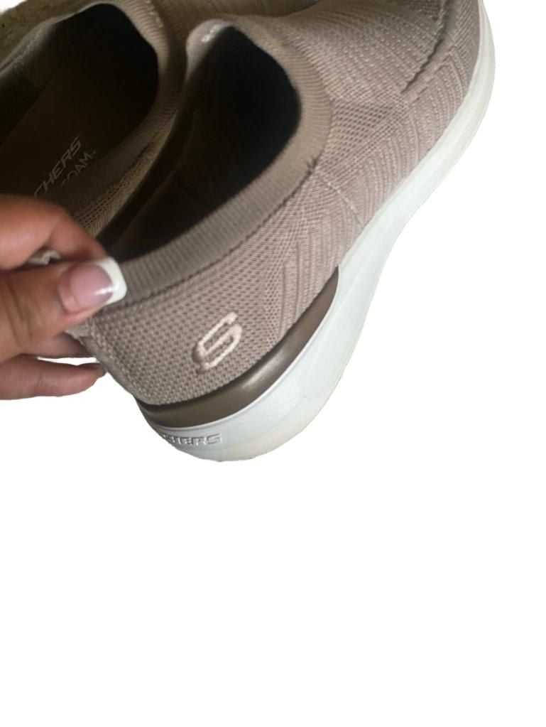 Skechers Slip-ins Memory Foam Walking Shoe Taupe 13