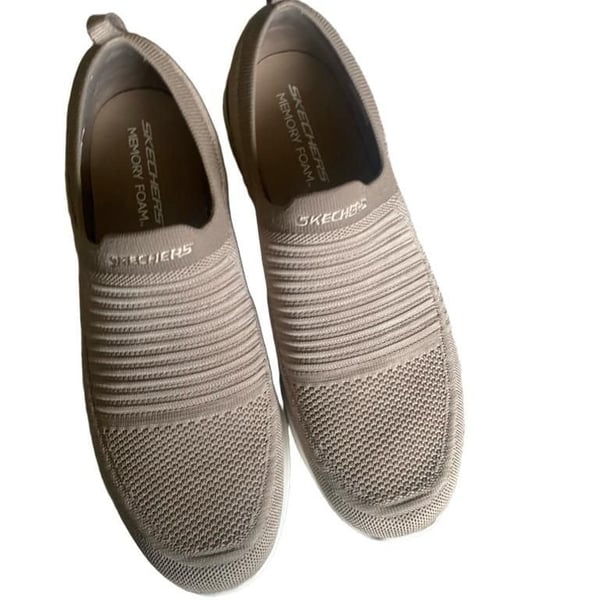 Skechers Slip-ins Memory Foam Walking Shoe Taupe