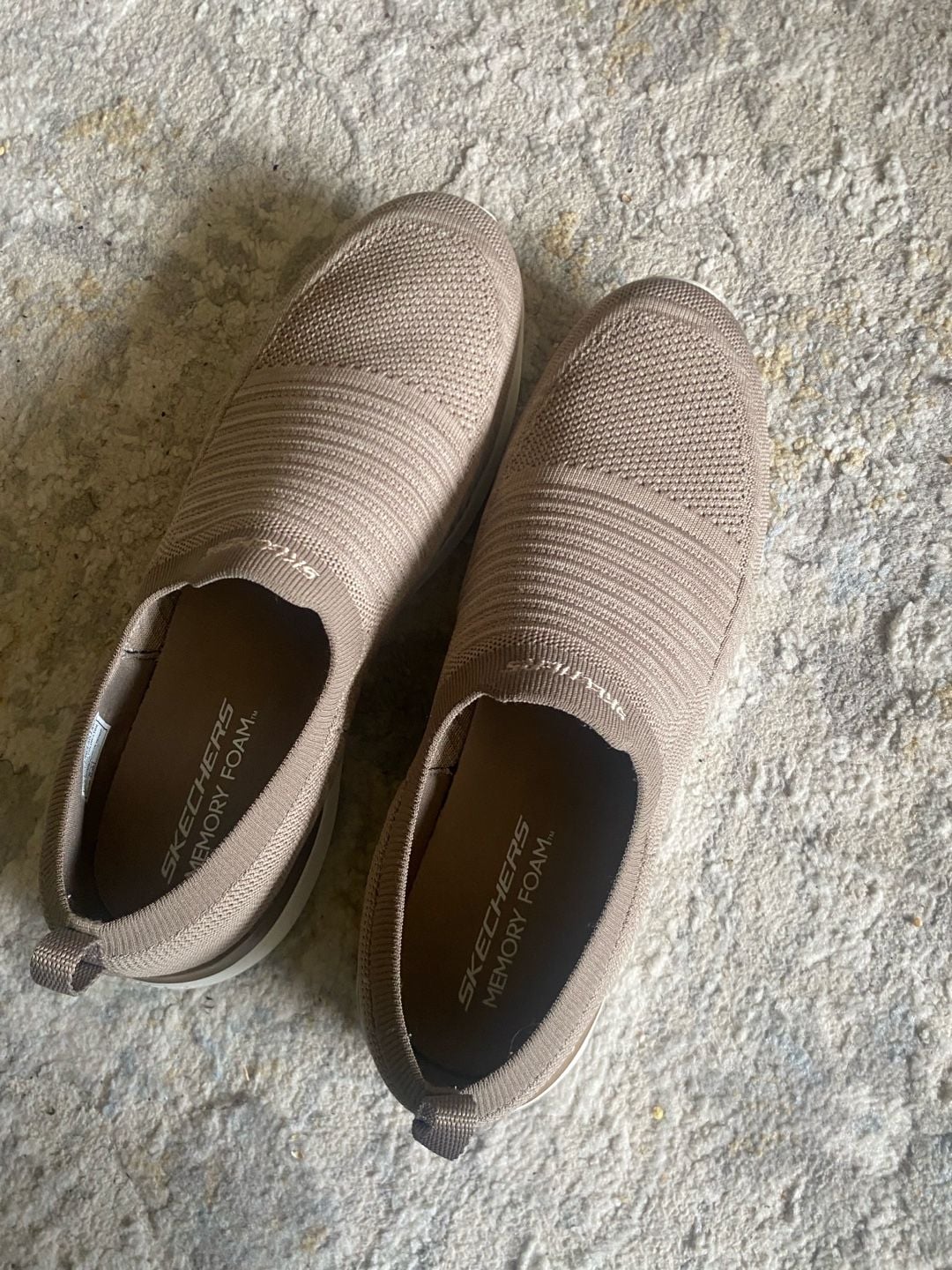 Skechers Slip-ins Memory Foam Walking Shoe Taupe 12