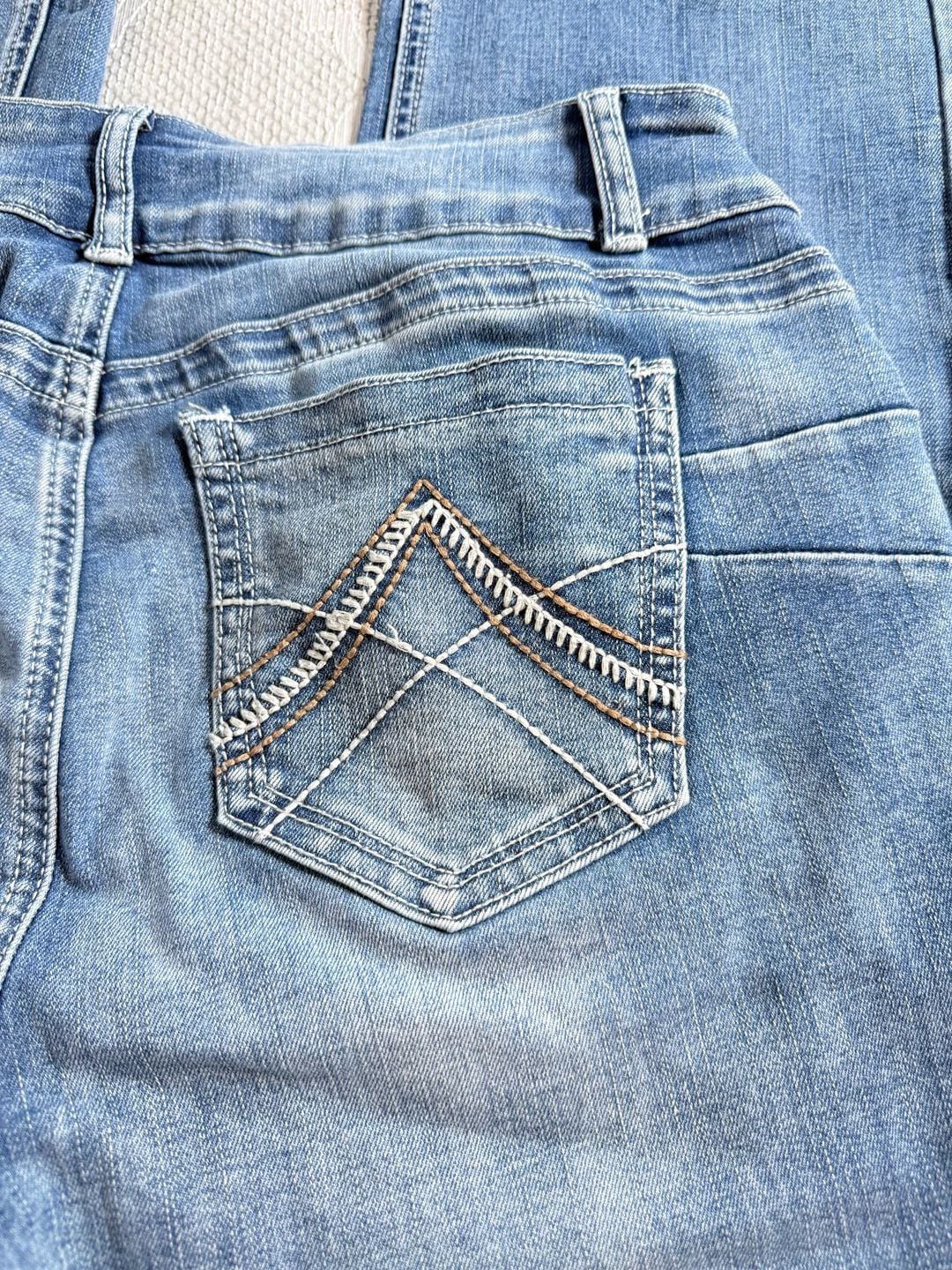 Flamingals Mid Rise Straight Leg Blue Jeans Size M 5