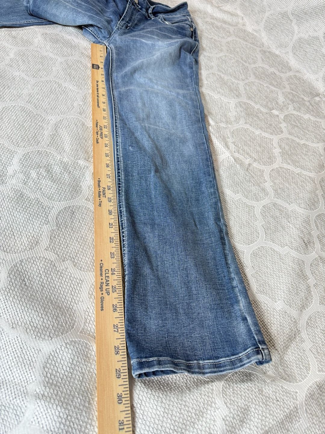 Flamingals Mid Rise Straight Leg Blue Jeans Size M 11