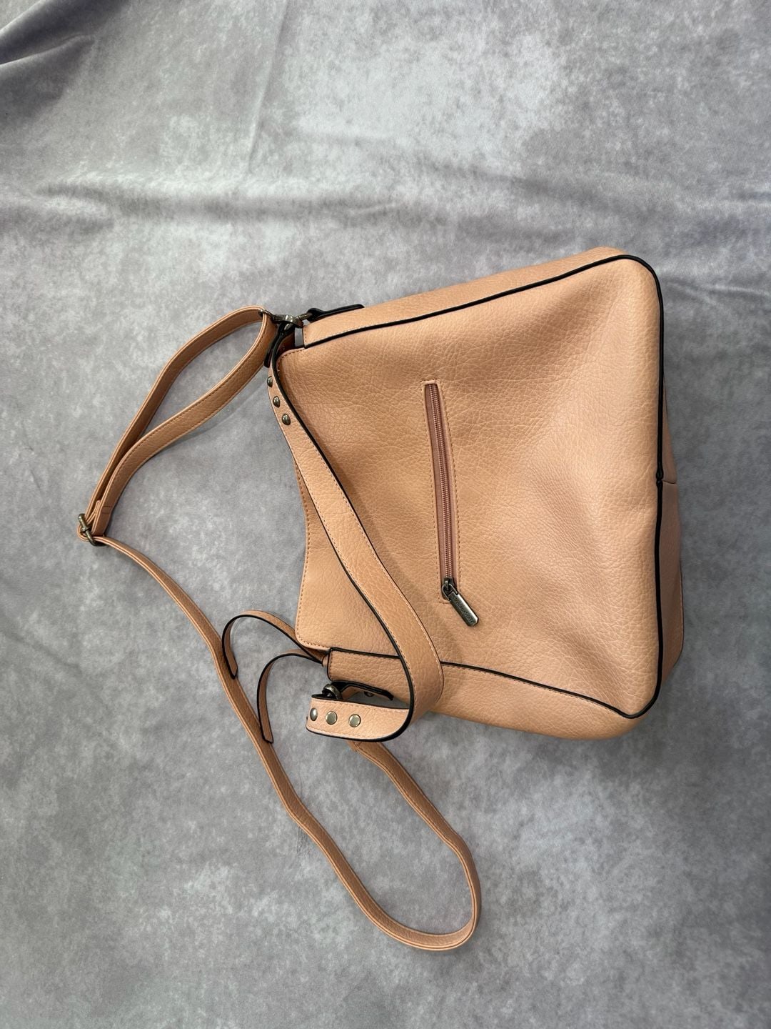 Montana West Hobo Bag Crossbody Purse Pink Vegan Leather 4