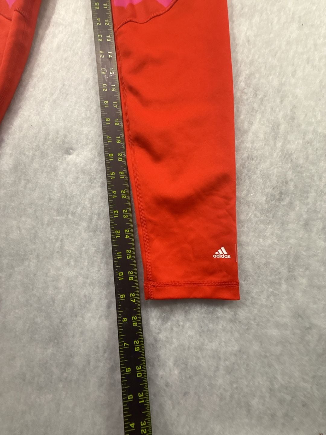 Adidas x Marimekko Techfit Leggings Size XL 14-15Y Red Pink 5