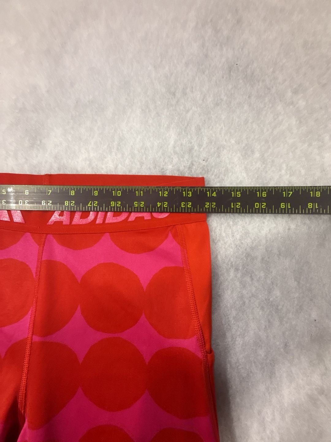 Adidas x Marimekko Techfit Leggings Size XL 14-15Y Red Pink 6