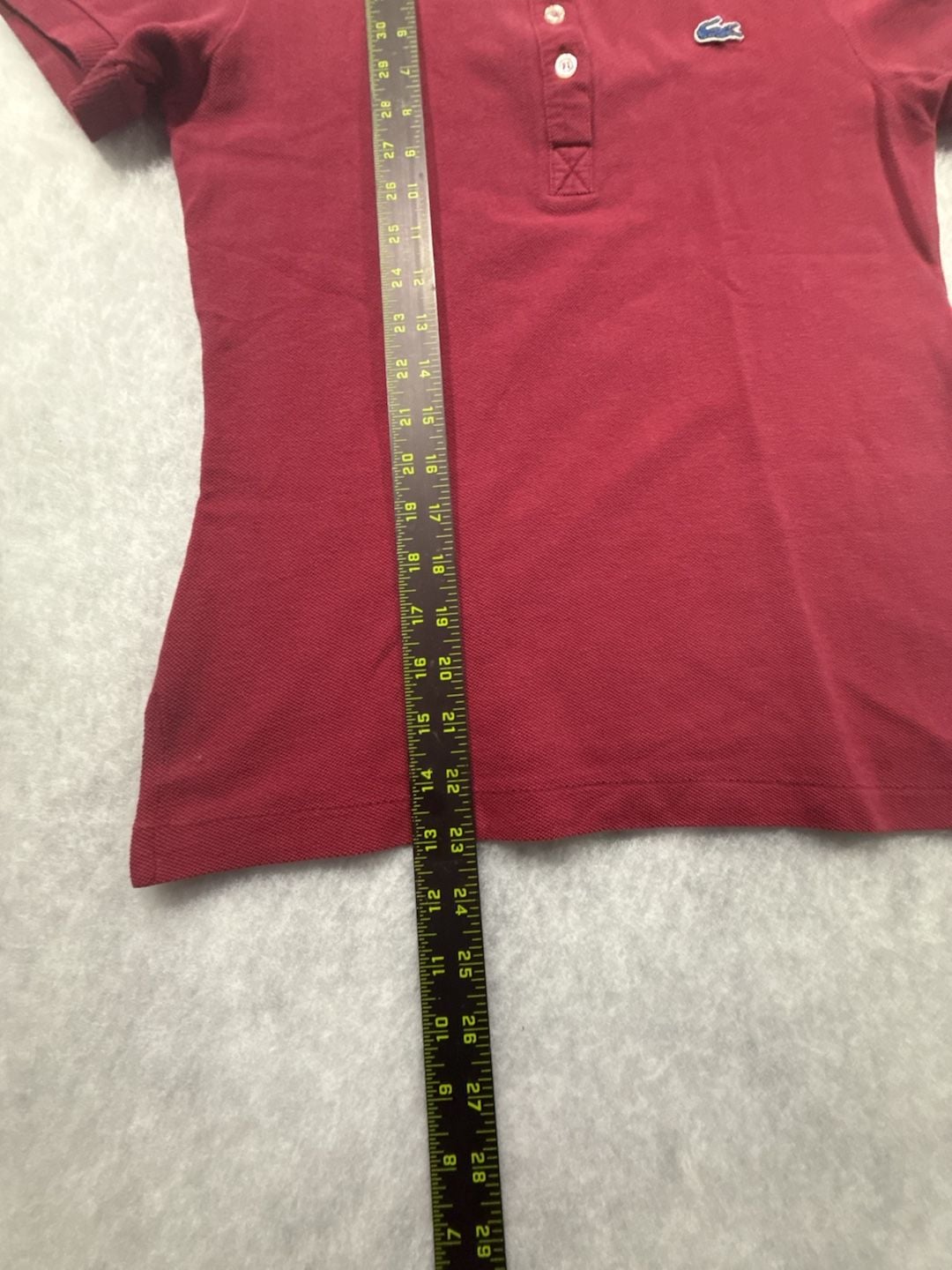 Vintage IZOD Lacoste Polo Shirt Ladies Size S Short Sleeve 100% Cotton Tennis 8