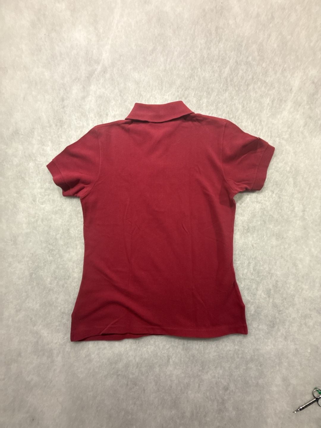 Vintage IZOD Lacoste Polo Shirt Ladies Size S Short Sleeve 100% Cotton Tennis 10