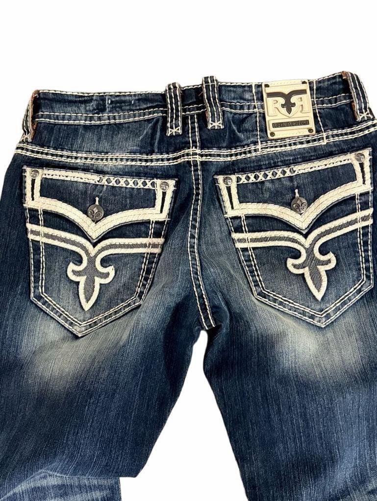 Rock Revival Jerret Straight Jeans Size 36 #2007 8