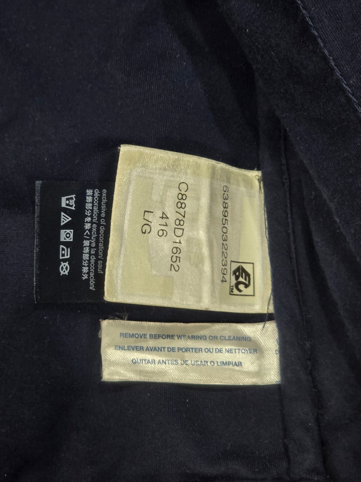 Tommy Hilfiger Full Zip Jacket Size L Color Block Spell Out 6