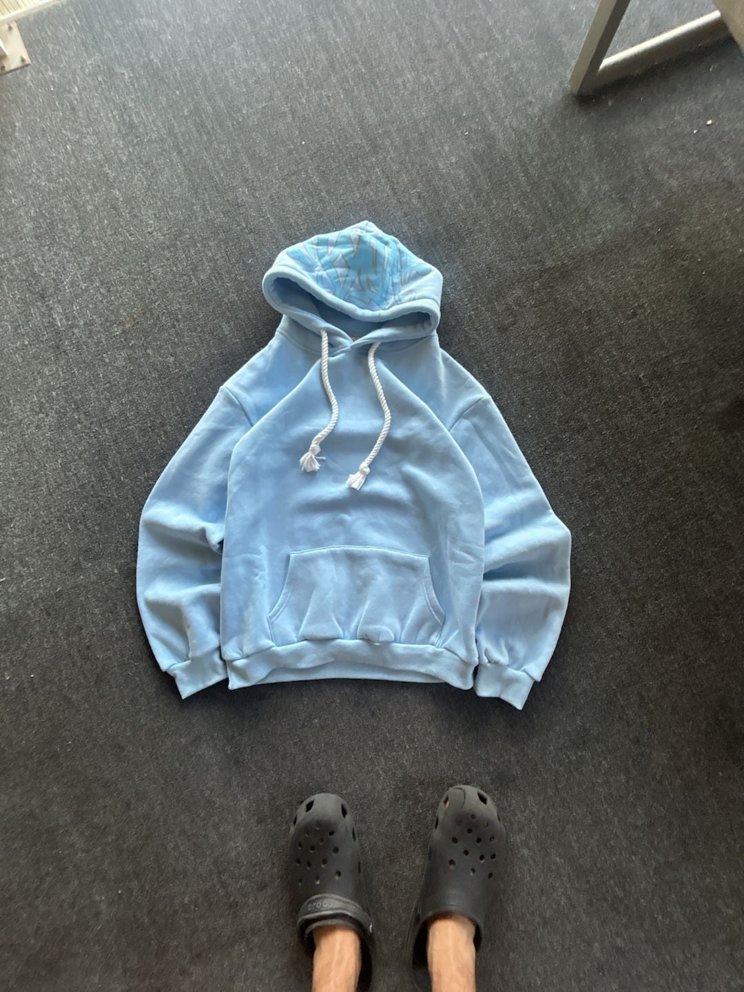 Four Cactus Hoodie Light Blue Pullover 2