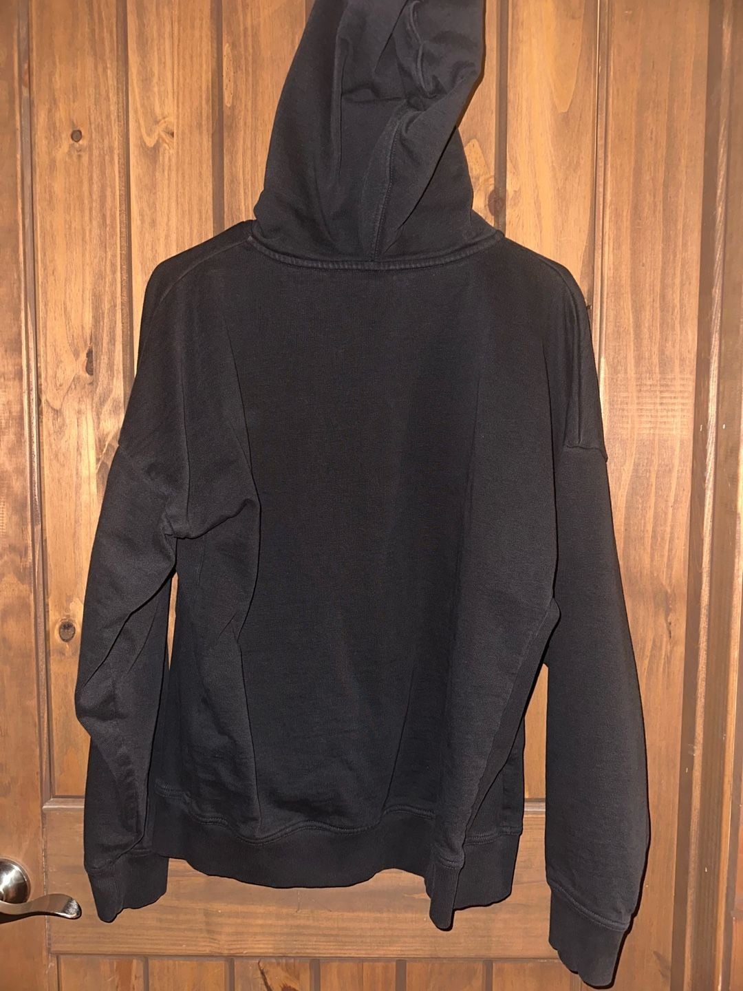 Gymshark Zip Up Hoodie Size S Black Oversized Pockets 6