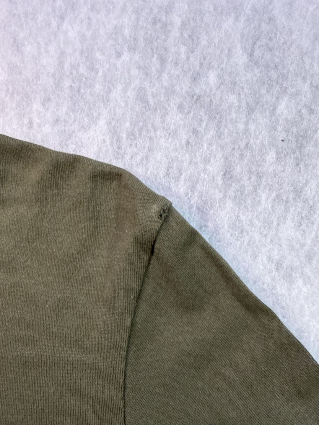 Hugo Boss Small Square Logo Long Sleeve Shirt Size S Olive Green 7